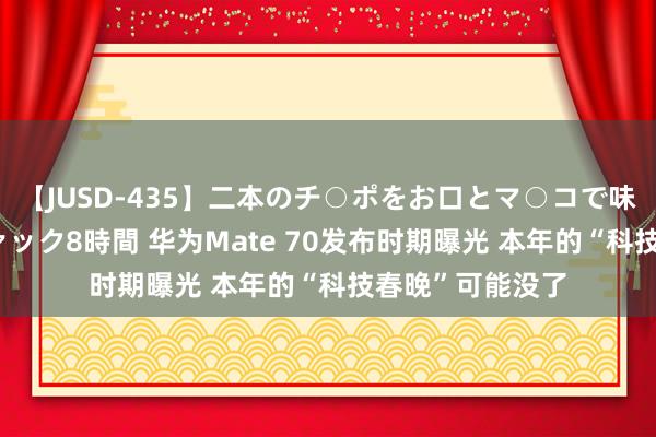 【JUSD-435】二本のチ○ポをお口とマ○コで味わう！！3Pファック8時間 华为Mate 70发布时期曝光 本年的“科技春晚”可能没了