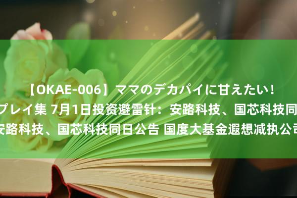 【OKAE-006】ママのデカパイに甘えたい！抜かれたい！オッパイプレイ集 7月1日投资避雷针：安路科技、国芯科技同日公告 国度大基金遐想减执公司股票