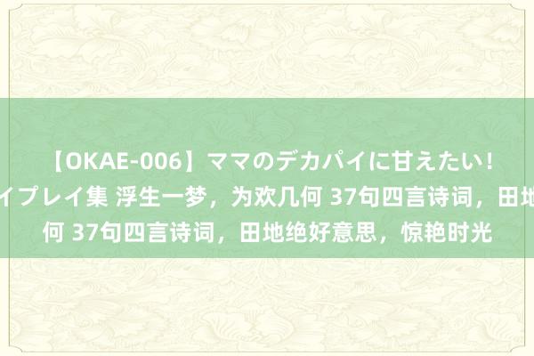 【OKAE-006】ママのデカパイに甘えたい！抜かれたい！オッパイプレイ集 浮生一梦，为欢几何 37句四言诗词，田地绝好意思，惊艳时光