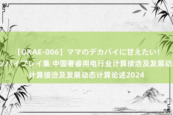 【OKAE-006】ママのデカパイに甘えたい！抜かれたい！オッパイプレイ集 中国奢睿用电行业计算接洽及发展动态计算论述2024