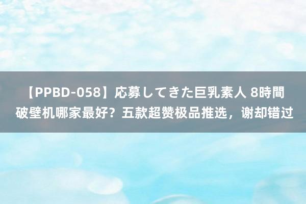 【PPBD-058】応募してきた巨乳素人 8時間 破壁机哪家最好？五款超赞极品推选，谢却错过