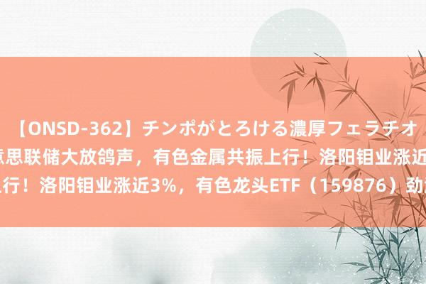 【ONSD-362】チンポがとろける濃厚フェラチオ4時間 ETF盘后资讯|好意思联储大放鸽声，有色金属共振上行！洛阳钼业涨近3%，有色龙头ETF（159876）劲涨1.14%